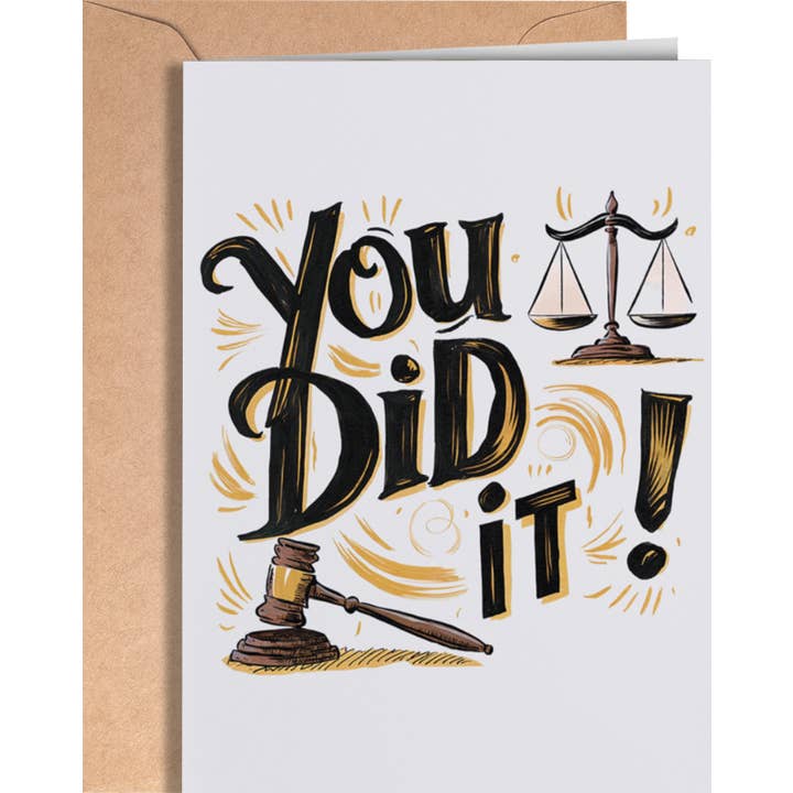 Kaart You Did It | Laywer