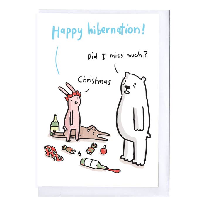 Kaart Happy Hibernation