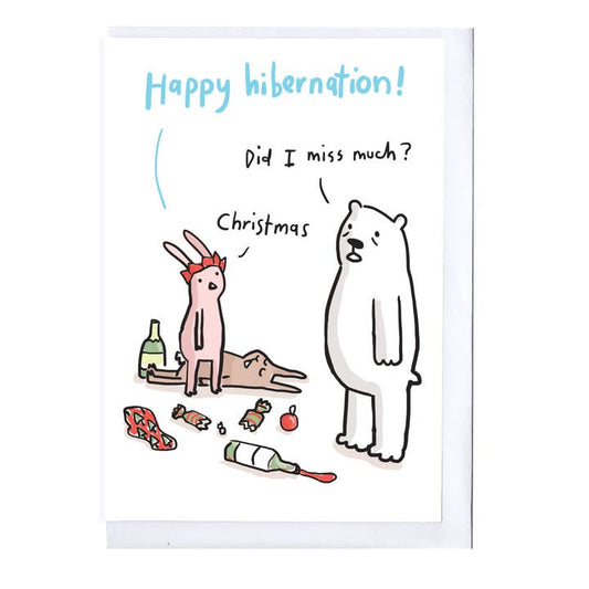 Kaart Happy Hibernation