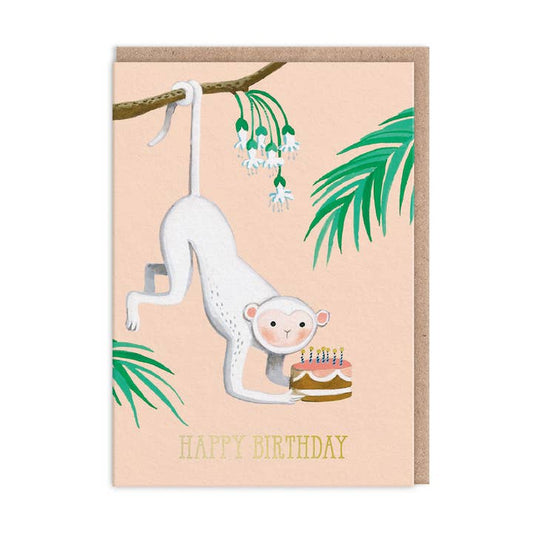 Kaart Happy Birthday | White Monkey
