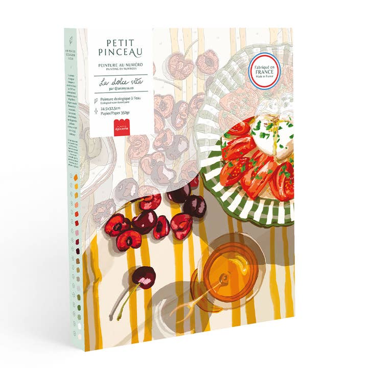 La peinture épicerie de la petite épicerie par chiffres