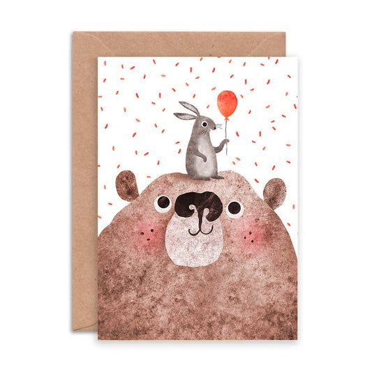 Kaart Bear and Bunny