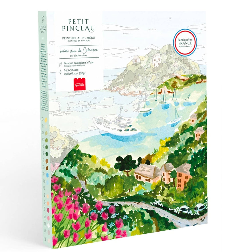 La peinture épicerie de la petite épicerie par chiffres