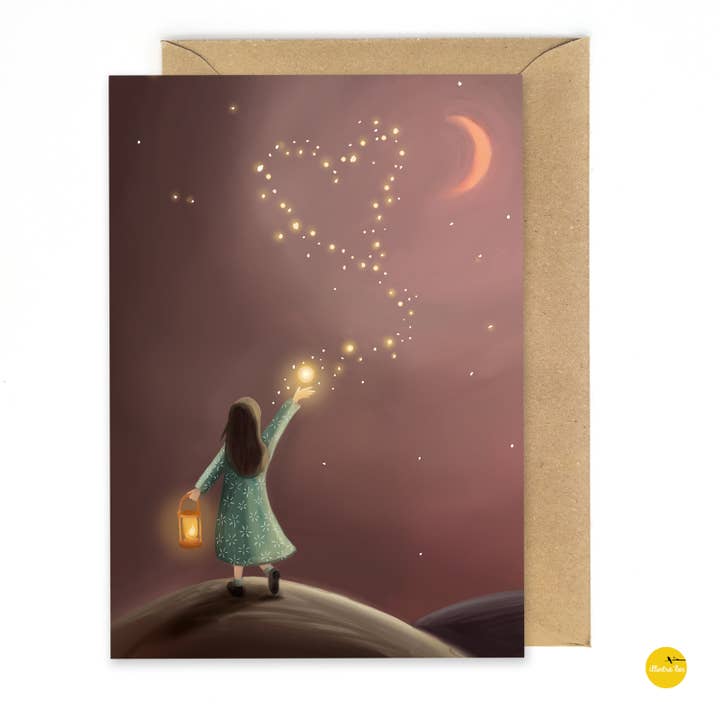 Kaart Star Heart