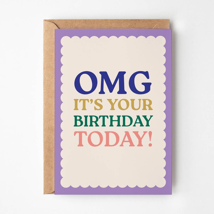 Kaart OMG Birthday