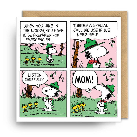 Carte les urgences de Snoopy