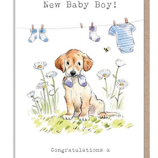 Kaart New Baby Boy!