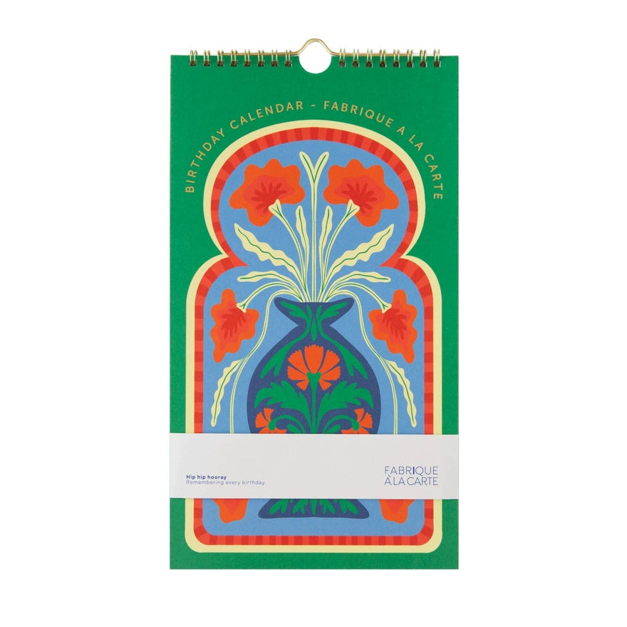 Verjaardagskalender Flower Vase