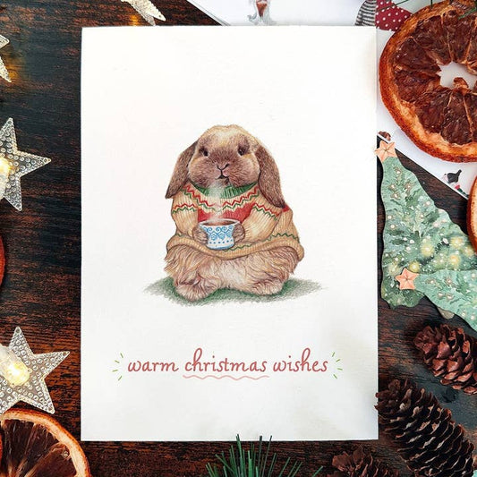 Kaart Warm Christmas Wishes