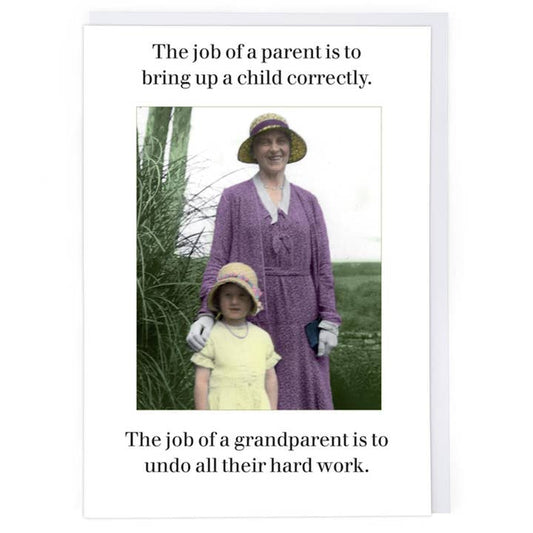 Kaart Grandparent's Job