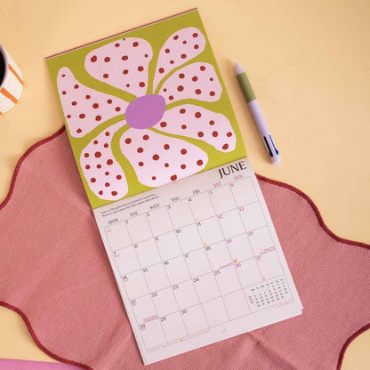 2027 Compact Wall Calendar | Les Fleurs