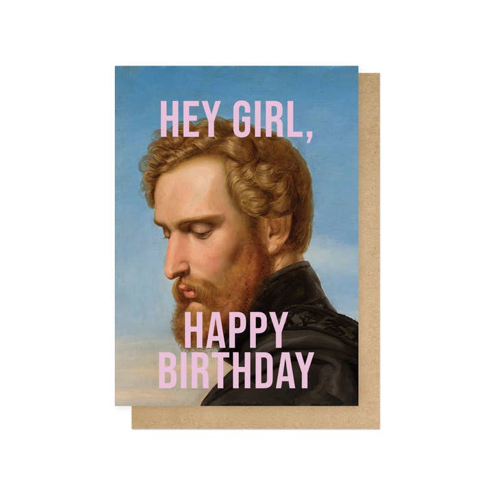Kaart Hey Girl