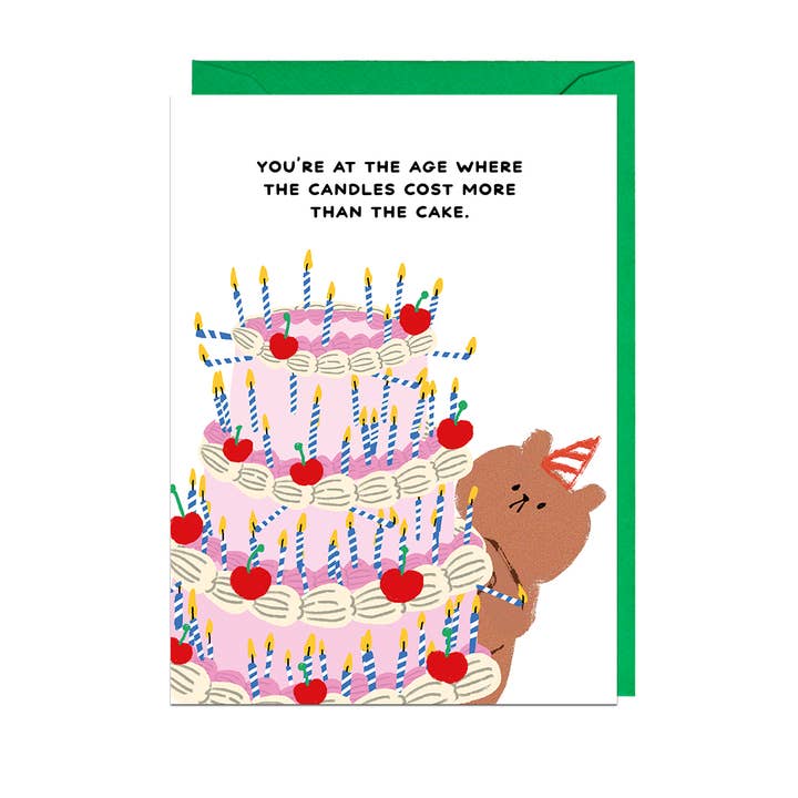 Kaart Candles Cost More