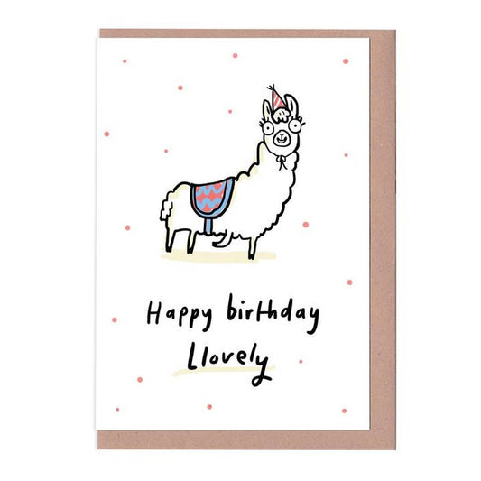 Kaart Happy Birthday Llovely Llama