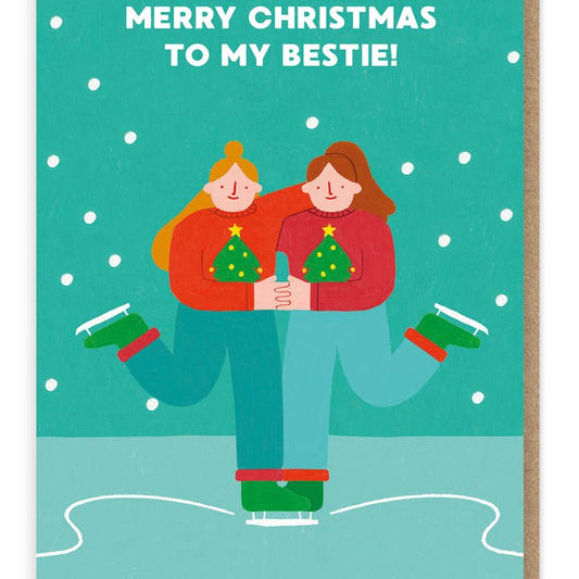 Kaart Besties Christmas
