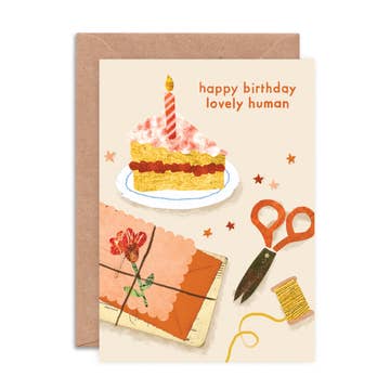 Kaart Happy Birthday Lovely Human