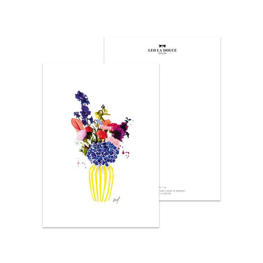 Carte des fleurs de printemps | Une enveloppe