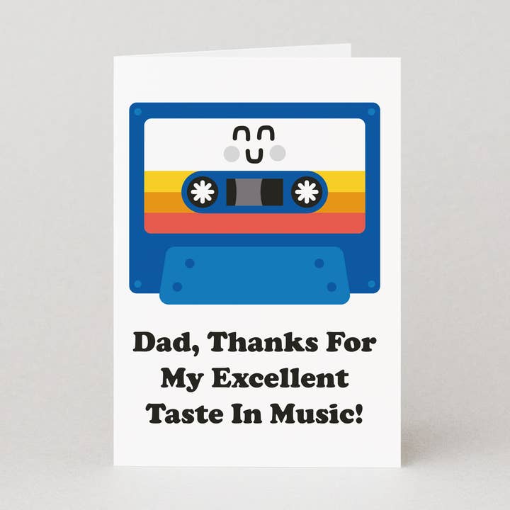Kaart Dad Taste In Music