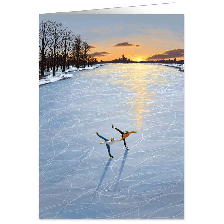 Kaart Pas-De-Deux Ice Skating