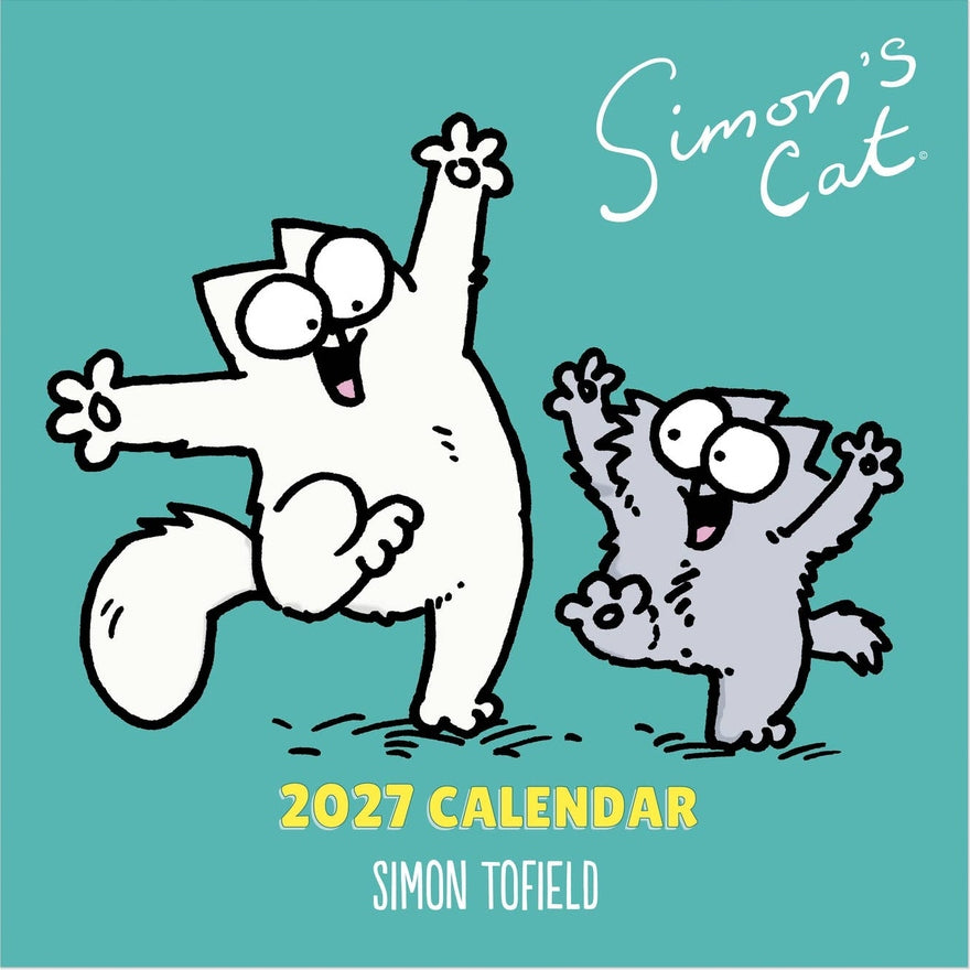 Simon's Cat 2027 Square Calendar