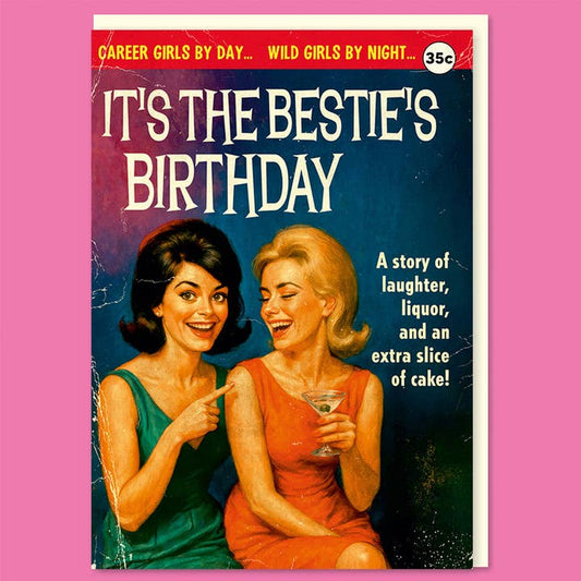 Kaart Bestie's Birthday