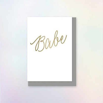 Kaart Babe | Div.Kleuren Krossproducts | De online winkel voor hebbedingetjes