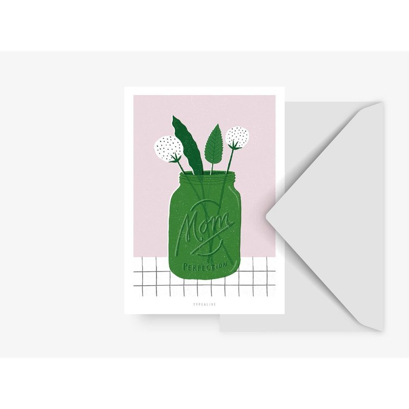 Kaart Mom Perfection | Zonder Enveloppe Krossproducts | De online winkel voor hebbedingetjes