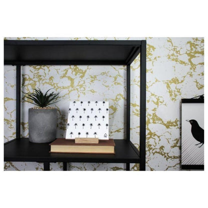 Housevitamin | Decoratieve tegel Palmbomen | Keramiek | Wit Krossproducts | De online winkel voor hebbedingetjes