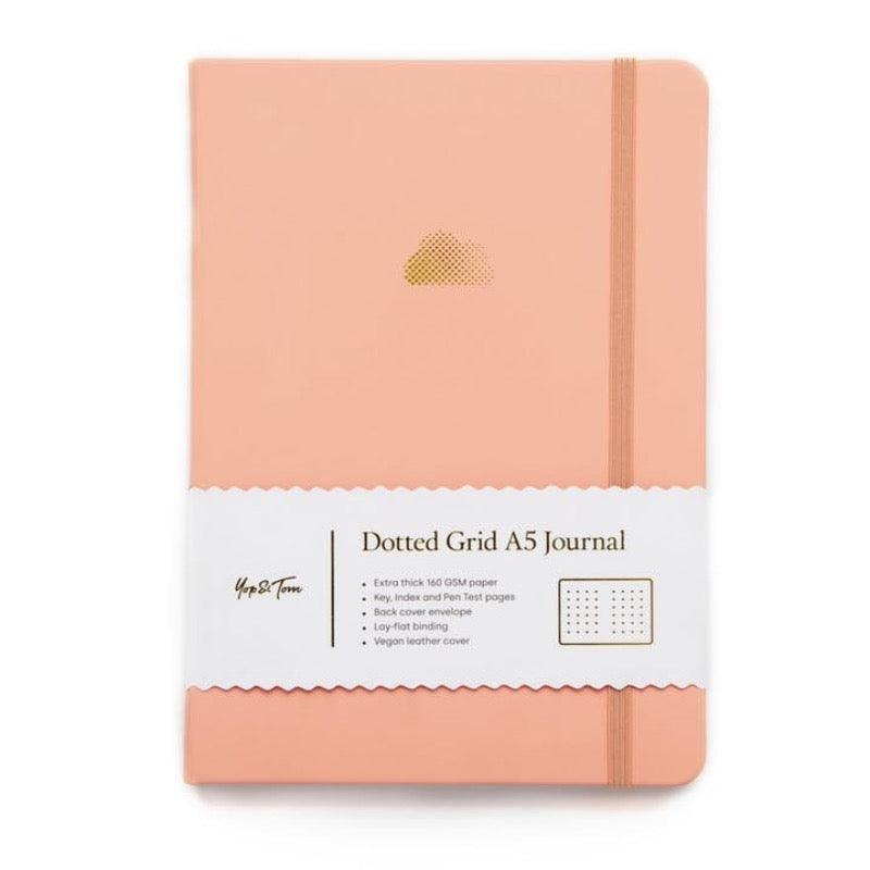 Yop & Tom A5 Bullet Journal | Wolk | Pastel Peach Krossproducts | De online winkel voor hebbedingetjes